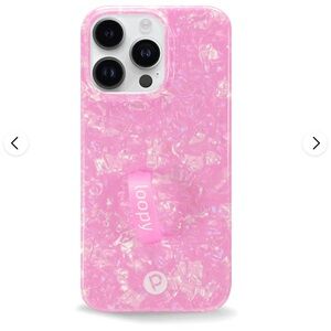 Loopy Pink Opal Shell Case